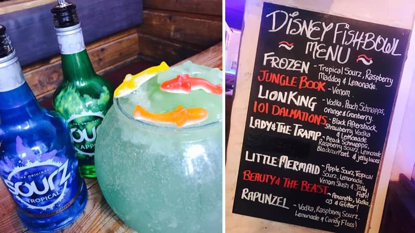 This Bar In Glasgow Is Serving Disney Themed Fishbowl Cocktails Tyla