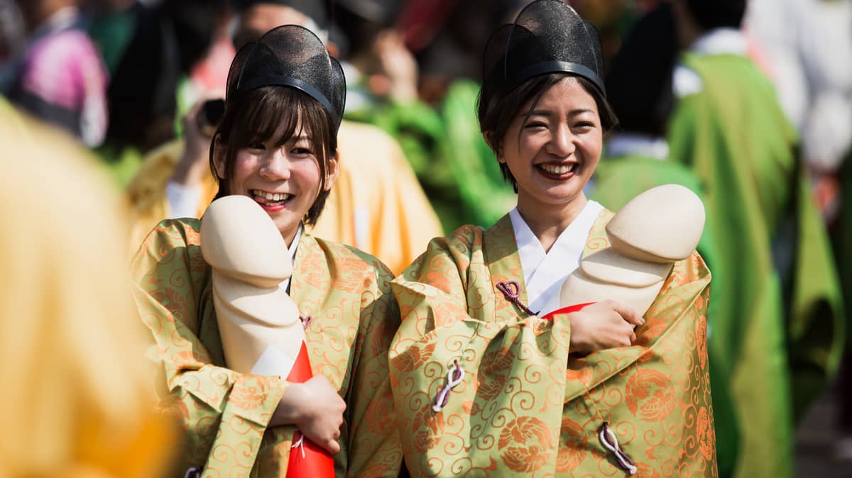 Thousands Gather Holding Giant Penises For Honen-Sai Festival In Japan -  Tyla