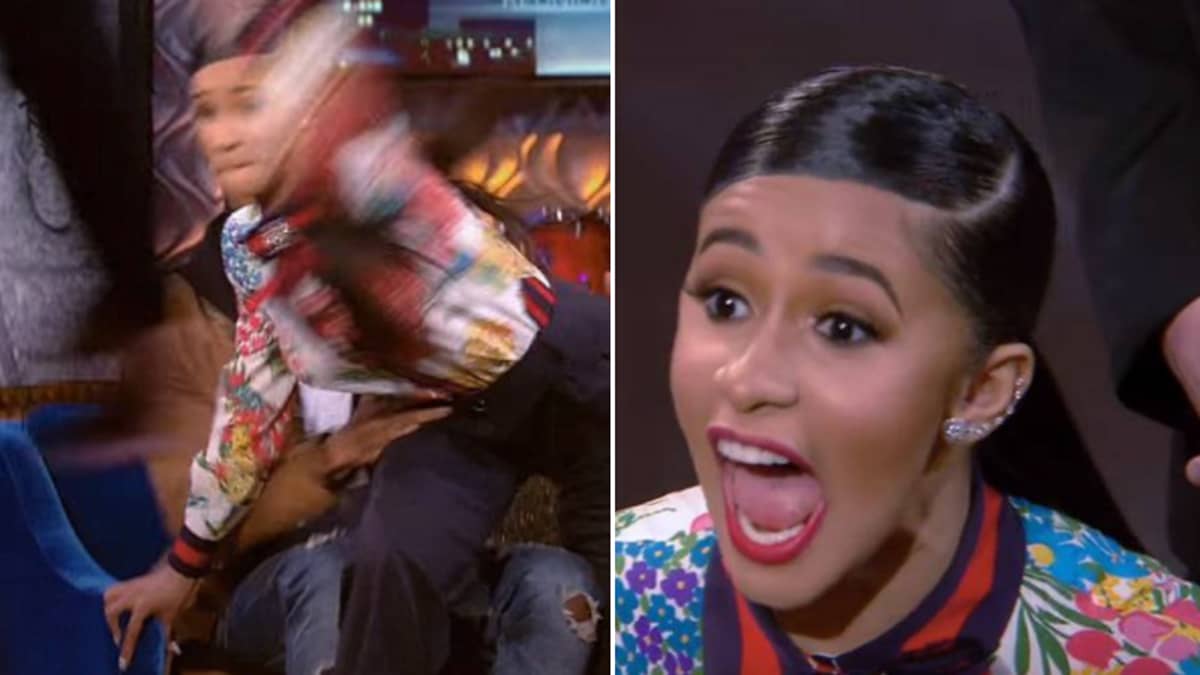 Footage Of Cardi B Throwing A Shoe Resurfaces After Nicki Minaj Brawl ...