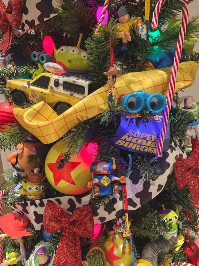 Pixar Fans Are Going Wild Over Family's Incredible Toy Story Christmas Tree